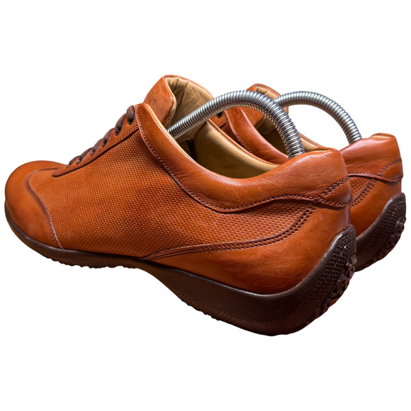 GIORGIO ARMANI Men\'s 42/US 9 Brown Leather Italian Casual Driving Sneaker main image 6